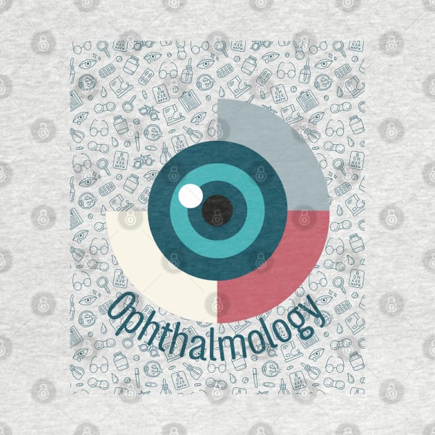 Ophthalmology with ophthalmology icons brafdesign by Brafdesign